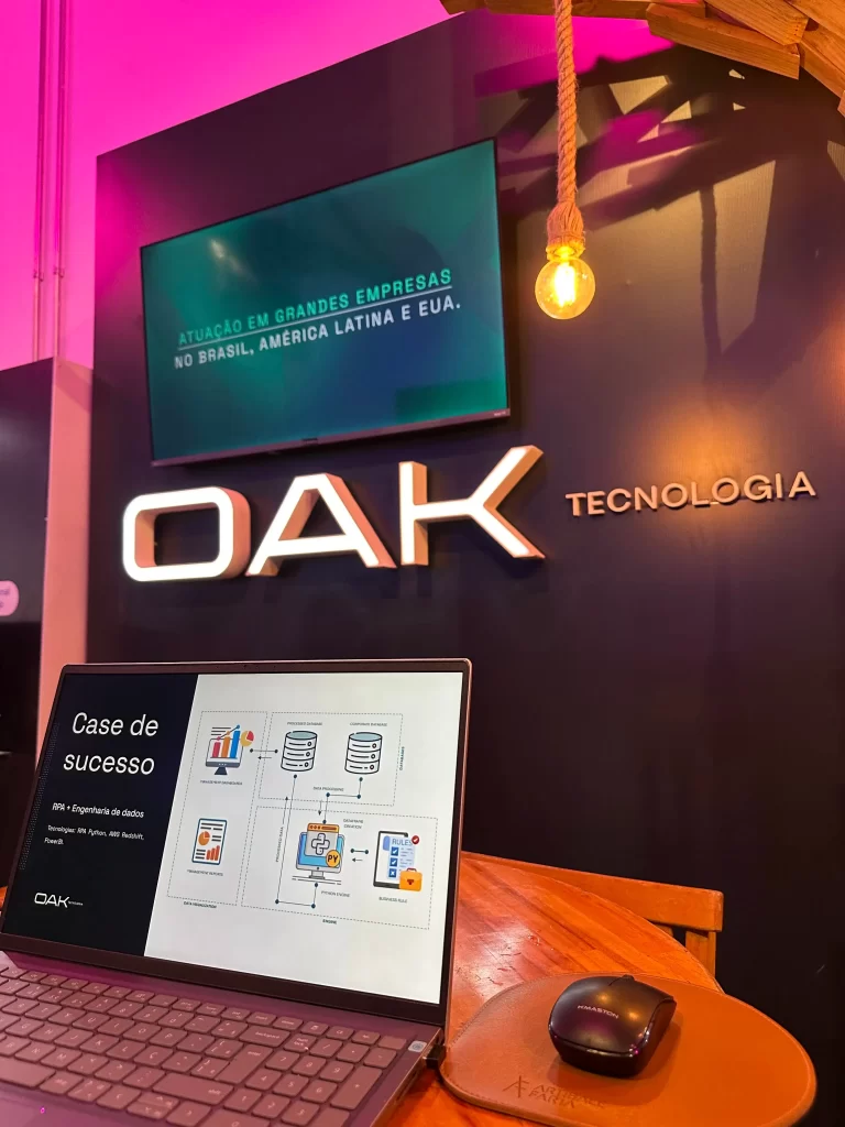 Estande Oak Rio Preto Tech Summit 2025